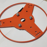 Maxbell Trimmer Head Replacement Parts Accessory 2.5cm Hole Brush Cutter Blade Head 3 Blade