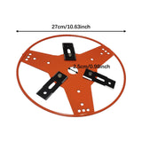 Maxbell Trimmer Head Replacement Parts Accessory 2.5cm Hole Brush Cutter Blade Head 3 Blade