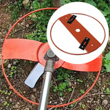 Maxbell Trimmer Head Replacement Parts Accessory 2.5cm Hole Brush Cutter Blade Head 2 Blade