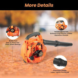 Handheld Leaf Blower Snow Removal Gas Engine Cordless for Patio Garden Farms