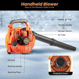 Handheld Leaf Blower Snow Removal Gas Engine Cordless for Patio Garden Farms