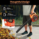 Handheld Leaf Blower Snow Removal Gas Engine Cordless for Patio Garden Farms