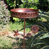 Maxbell Bird Bath Water Bowl Feeding Station Birdfeeder for Park Landscape Courtyard