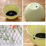 Maxbell Hanging Planter Basket Hanging Baskets for Indoor Outdoor Plants Patio Porch Green