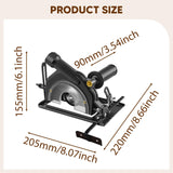 Maxbell Angle Grinder Cutting Bracket Holder for 100-125 Angle Grinders Shield Cover 1 Wood Saw Blade