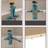 Cabinet Door Mounting Jig Professional Versatile Guide Adjustable Positioner