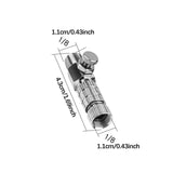 Airbrush Quick Connect Fittings Male and Female Connection Metal Accessories Pressure Silver