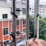 10 Pieces Outdoor Light Hooks Hanging Lamp Stand Hook for Hiking Camping BBQ