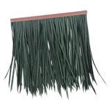Synthetic Straw Roof Thatch Synthetic Thatch Grass Roof for Hut Fence Gazebo Dark Green
