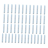 50Pcs Camping Tent Pole Connector Parts for Outdoor Camping Canopy Traveling 0.4cm