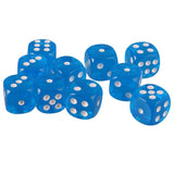 Pack of 20pcs Acrylic Six Sided D6 Dice for D&D TRPG Party Board Game Toys