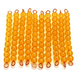 Maxbell Montessori Maths Material 10 Pieces Ten Beads Bar Kids Educational Toy Gift - Aladdin Shoppers