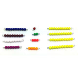 Maxbell Maxbell Montessori Mathematics Material 1-10 Beads Bar Set Kids Math Educational Toy