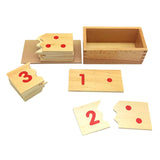 Maxbell Maxbell Kids Cards Counters Number Puzzles+Cards Learning Developing Educational Toy