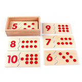 Maxbell Maxbell Kids Cards Counters Number Puzzles+Cards Learning Developing Educational Toy