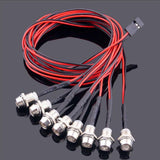 8 Pieces RC Car Accs LED Light Kit LED Lamp Headligth Headlamp for RC Traxxas HSP Redcat RC4wd Axial SCX10 D90 HPI Car Model