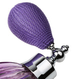 Maxbell 2pcs Vintage Glass Perfume Bottle Spray Atomizer Gift Blue & Purple 100ML