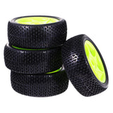 Maxbell 4 Pieces 112mm Rubber Off Road Tyre Tires Wheel Rim for 1:8 Scale RC Car - Aladdin Shoppers