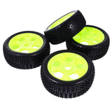 Maxbell 4 Pieces 112mm Rubber Off Road Tyre Tires Wheel Rim for 1:8 Scale RC Car - Aladdin Shoppers