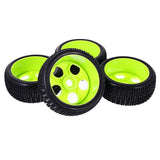 Maxbell 4 Pieces 112mm Rubber Off Road Tyre Tires Wheel Rim for 1:8 Scale RC Car - Aladdin Shoppers