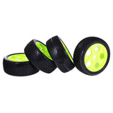Maxbell 4 Pieces 112mm Rubber Off Road Tyre Tires Wheel Rim for 1:8 Scale RC Car - Aladdin Shoppers