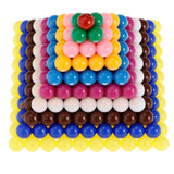 Maxbell Maxbell Montessori Materials Beads Counting Toy Plastic Colorful 1-10 Square Root Learning Kids Toys