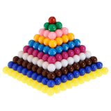 Maxbell Maxbell Montessori Materials Beads Counting Toy Plastic Colorful 1-10 Square Root Learning Kids Toys