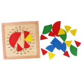 Maxbell Maxbell Kids Fraction Division Learning Boards - Montessori Math Early Learning Toy