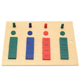 Maxbell Maxbell Stamp Game Montessori for Kids Math Calculation Operations Learning Toy Gift