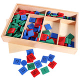 Maxbell Maxbell Stamp Game Montessori for Kids Math Calculation Operations Learning Toy Gift