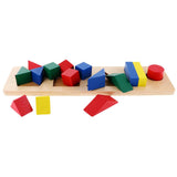 Maxbell Maxbell Children Developing Toy Montessori Geometry Block Wooden Stacking Toys Gifts