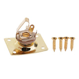 Maxbell Gold Bridge Tailpiece+Sealed Humbucker Pickup Set+Guitar Output Jack