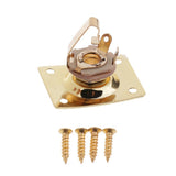 Maxbell Gold Bridge Tailpiece+Sealed Humbucker Pickup Set+Guitar Output Jack