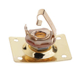 Maxbell Gold Bridge Tailpiece+Sealed Humbucker Pickup Set+Guitar Output Jack