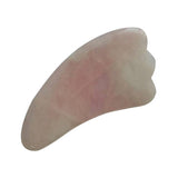 Maxbell Double Heads Natural Jade Stone Massage Roller Gua Sha Scraping Board Set