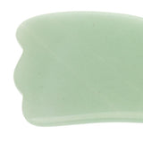 Maxbell Double Heads Natural Jade Stone Massage Roller Gua Sha Scraping Board Set