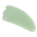 Maxbell Double Heads Natural Jade Stone Massage Roller Gua Sha Scraping Board Set