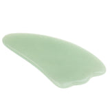 Maxbell Double Heads Natural Jade Stone Massage Roller Gua Sha Scraping Board Set