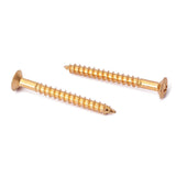 Maxbell 4 Pcs Golden Bridge Plate Mounting Screws Bolts for Stratocaste Elerctric Guitar Parts - Aladdin Shoppers