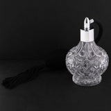 Maxbell 1 Piece of Vintage Crystal Clear Glass Empty Perfume Aftershave Bottle Long Spray Tassels Atomizer Refillable Lady Gift 100ml Black - Aladdin Shoppers