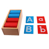 Maxbell Maxbell Kids Montessori Materials Kindergarten Teaching Aids a-z A-Z Alphabet Box