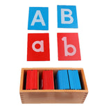 Maxbell Maxbell Kids Montessori Materials Kindergarten Teaching Aids a-z A-Z Alphabet Box