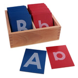 2 Set Montessori Movable Alphabets Box Letters Wooden for Children Education