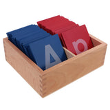2 Set Montessori Movable Alphabets Box Letters Wooden for Children Education