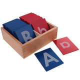 2 Set Montessori Movable Alphabets Box Letters Wooden for Children Education