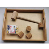 Maxbell Maxbell Wood Tray Montessori Daily Life Training Beating Nails for Kids Educational