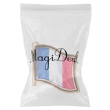 Maxbell France National Metal Flag Model Pin Badge Enamel Badge for Lapel Bag Decals - Aladdin Shoppers