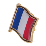 Maxbell France National Metal Flag Model Pin Badge Enamel Badge for Lapel Bag Decals - Aladdin Shoppers