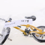 Alloy Mountain Bike Model Mini Finger Bike Bicycle Cool Boy Toy Gift Yellow