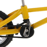 Alloy Mountain Bike Model Mini Finger Bike Bicycle Cool Boy Toy Gift Yellow